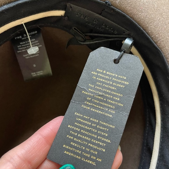 Rag & Bone Floppy Brim Wool Fedora Hat . Size S - Picture 5 of 8